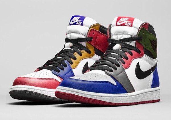 KicksBlowRetail's tweet image. First #OfficialLook at the Air Jordan 1 Hi OG "What The". Expected to drop this Summer