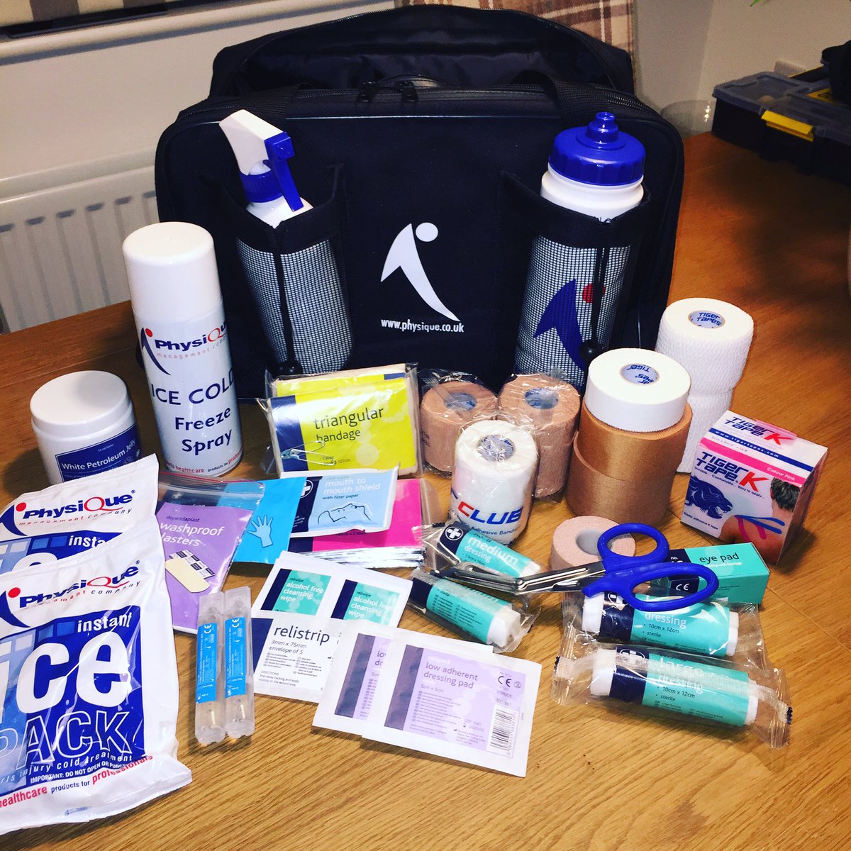 physio_charlie's tweet photo. Thanks to @PhysiqueMgmt for sponsoring the physio supplies for @Tornado7s this year. #GRM7 #physio #rugby7s https://t.co/XS4EwgHlsH