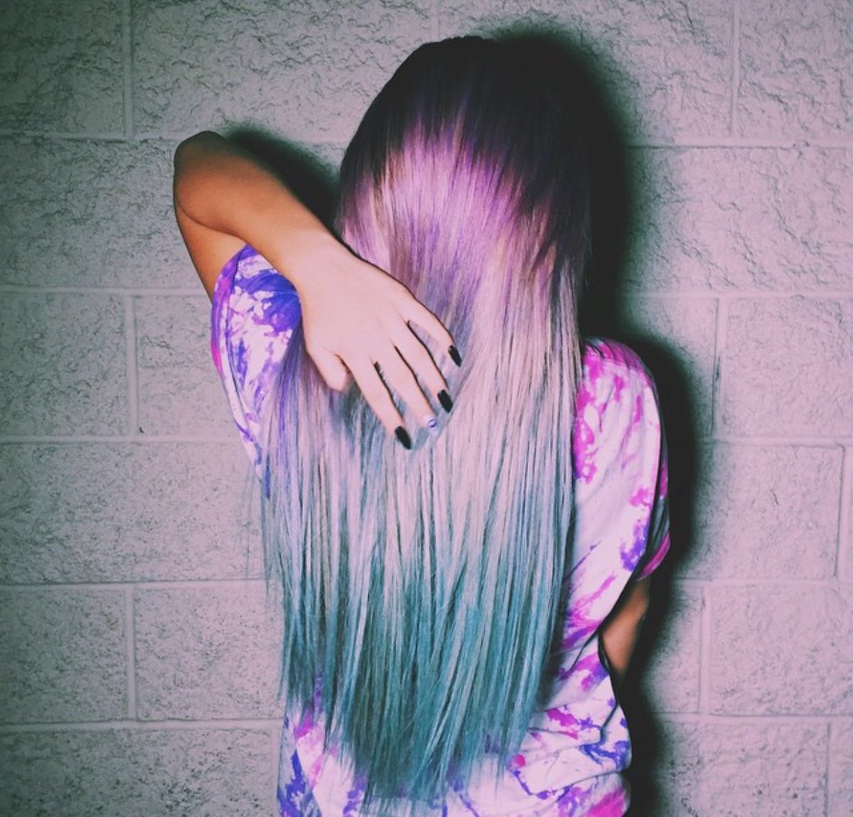 Unicorns have feelings too 🦄 (dyed my hair)