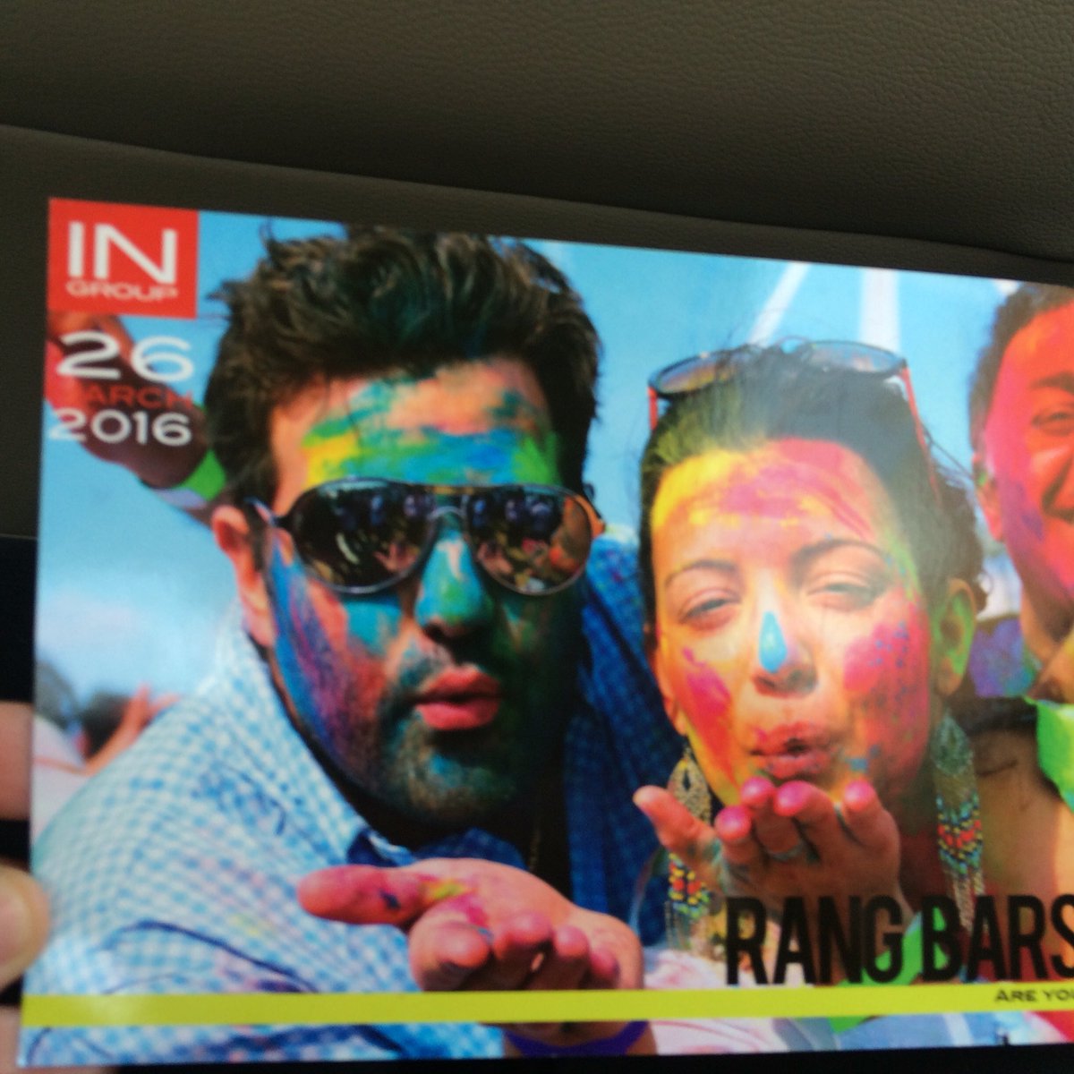 INGroupEvents's tweet photo. This could be you #nyc! It's #Holi in #NewYork #rangbarse2016  #party #spring #joy #color https://t.co/3pdwTHfFVm