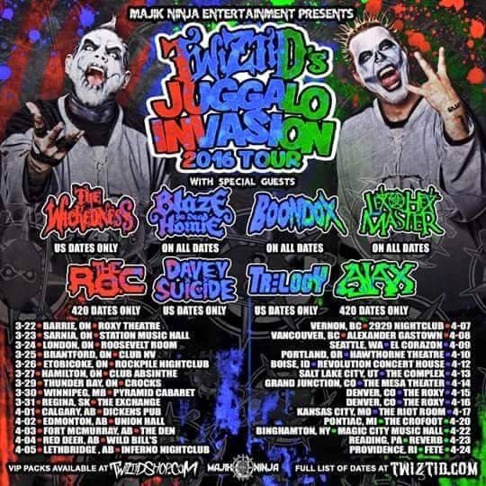 localclowncrew's tweet photo. #TwiztidsJuggaloInvasion2016@BlazeYaDead1 @lexthehexmaster #BDoxToday #Etobicoke3.27 #Hamilton3.29 #ThunderBayhttps://t.co/qBHskYeGU5