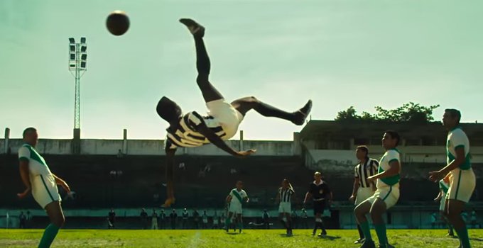 FOXSoccer's tweet photo. The Pelé movie trailer just dropped and it actually looks fantastic. https://t.co/fWfs5BPBWN https://t.co/EI168nLuS0