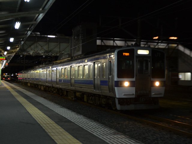 下館レイル倶楽部 Jr 水戸線 下館駅から小山駅方面へと向かう3月25日 金 の 776m 列車 K543 編成 415系1500番台 が小山に向かうのは この列車が最後となりました 415系 T Co Xa60aiml04