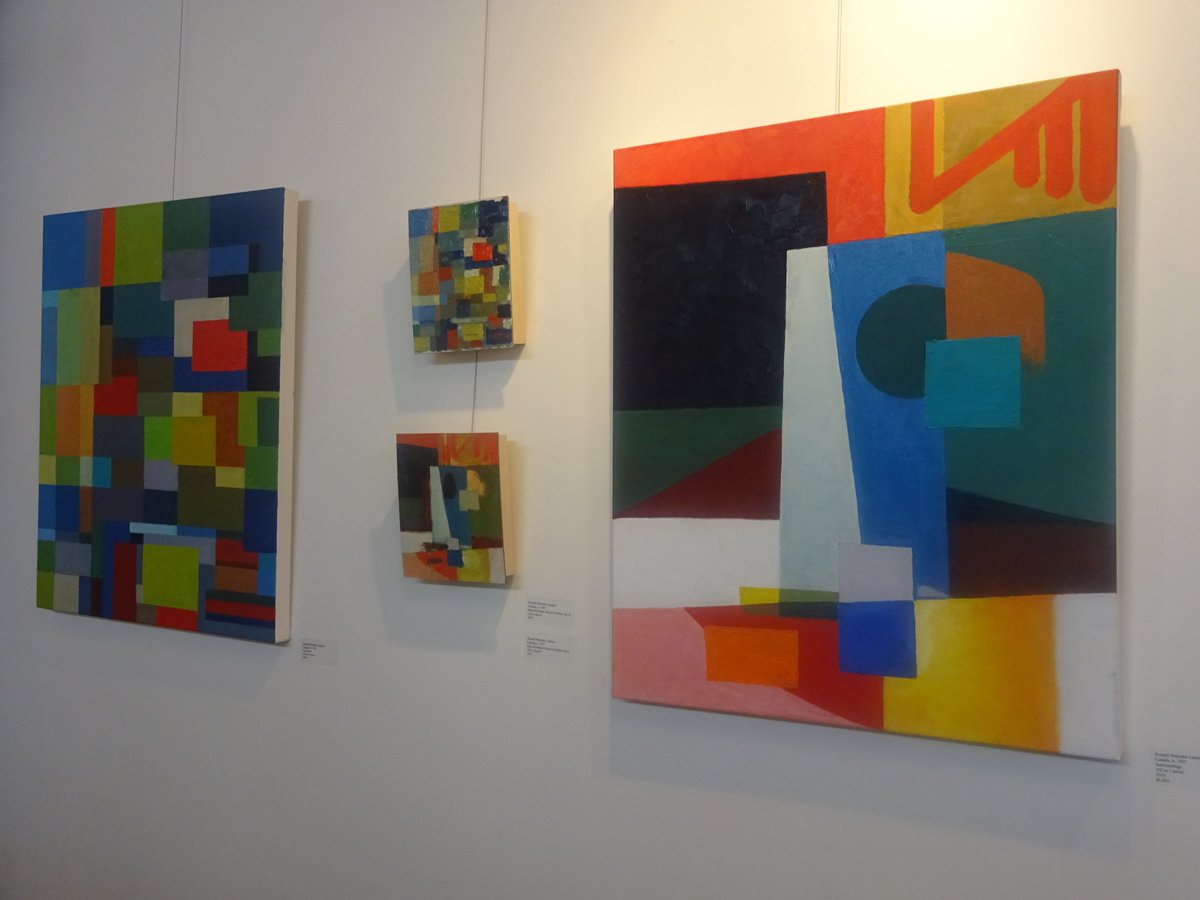 painters_eleven's tweet photo. #RonLambert paintings from @VisualArtsMiss exhibit last month. https://t.co/AWLVf6lVpk https://t.co/lFKU3a1lkW