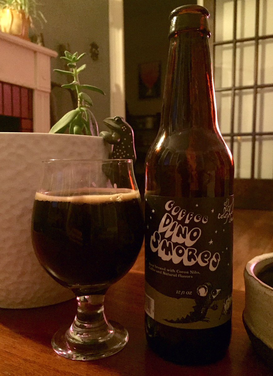 Well done <a href="/OffcolorBrewing/">Off Color Brewing</a> ... Dinos'mores is a solid stout.. But this batch with coffee is on a whole other level!