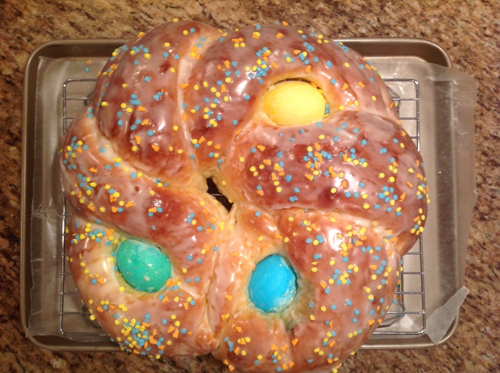 thelazyitalian's tweet photo. #crostata di #ricotta #italianeasterbread #cuzzapa #buonapasqua https://t.co/6ZnlCFisNj