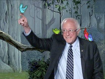 People4Bernie's tweet photo. We're still feeling magical over #BirdieSanders #FeelTheBern https://t.co/z0HF62H2eW