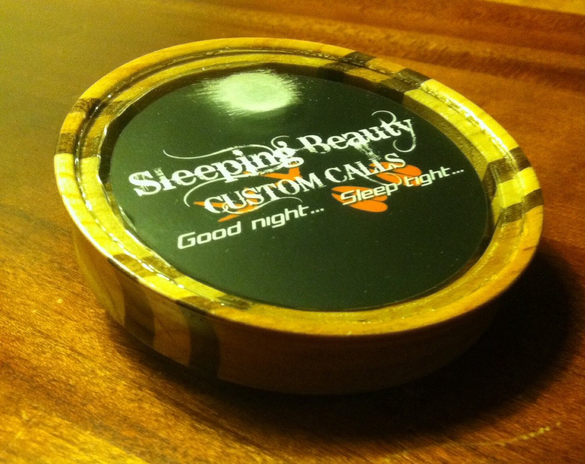 A new call coming out of the shop!  The two sider, raspy glass over glass and sweet slate.#turkeycalls #bustinbeaks.