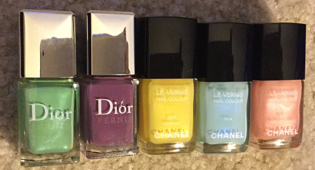 bunnymasseuse's tweet photo. #Easter #skittletoes @chanel @Dior #riva #pechenacree #mimosa #waterlily #forget-me-not #funtoes #notd Funtimes! 💅 https://t.co/hOyd1HJJJY