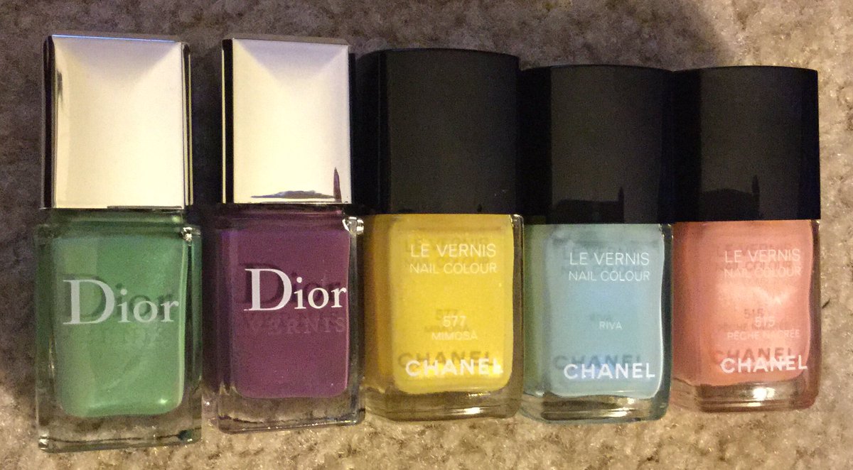 bunnymasseuse's tweet photo. #Easter #skittletoes @chanel @Dior #riva #pechenacree #mimosa #waterlily #forget-me-not #funtoes #notd Funtimes! 💅 https://t.co/hOyd1HJJJY