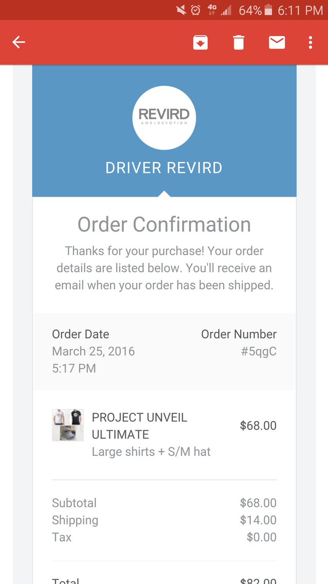 athnyvtor's tweet photo. Order confirmed #driverrevird #DRIVER @DRIVERREVIRD @LanceTheDriver1 https://t.co/rE8KjPrTAk