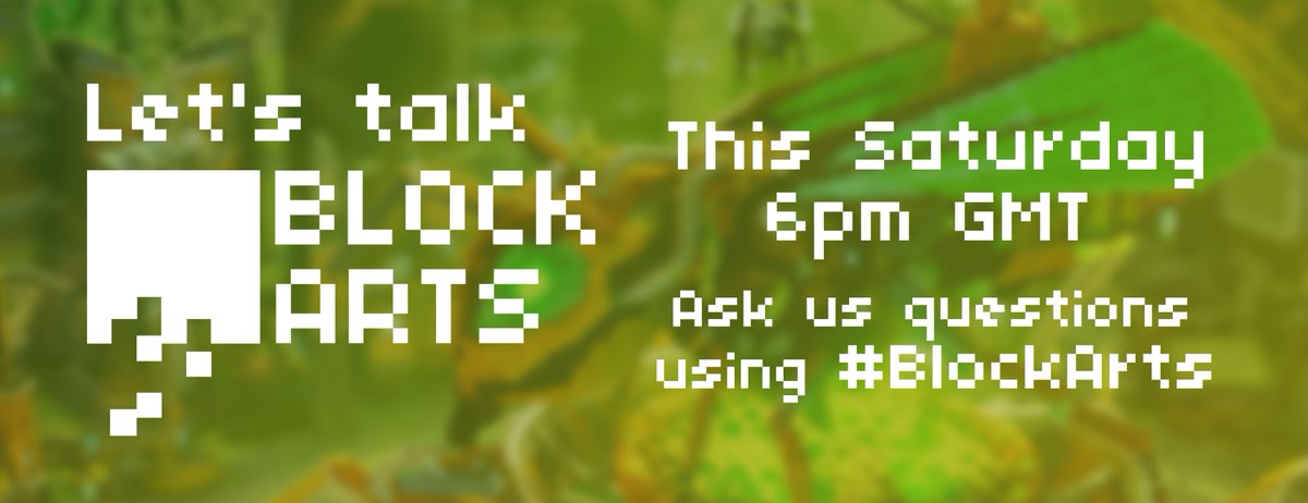 blockartsMC's tweet photo. Tune into our panel at @MCBCon tomorrow at 6pm GMT
Tweet us your questions using #BlockArts https://t.co/APnlr9V47m