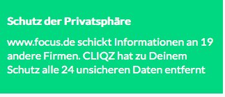 tmrazek's tweet image. Nix Neues ned, aber der @cliqz-Browser macht irgendwie Spaß. #antitracking