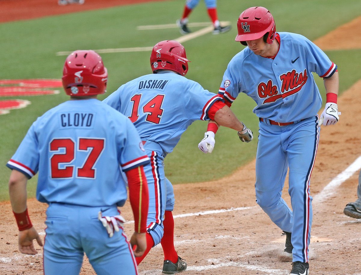 ole miss powder blue baseball jersey