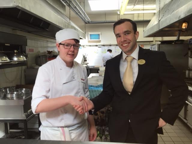 Well done to Owen who has helped in our kitchen as part of his work experience. Thank you for all your hard work!