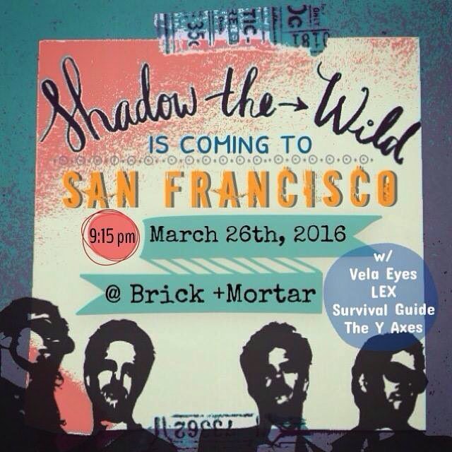 Playing a show tomorrow with my band <a href="/shadowthewild/">Shadow the Wild</a> in San Francisco <a href="/brickmortarsf/">Brick And Mortar Music Hall</a> with <a href="/velaeyes/">Vela Eyes</a> @theyaxes #Survi…