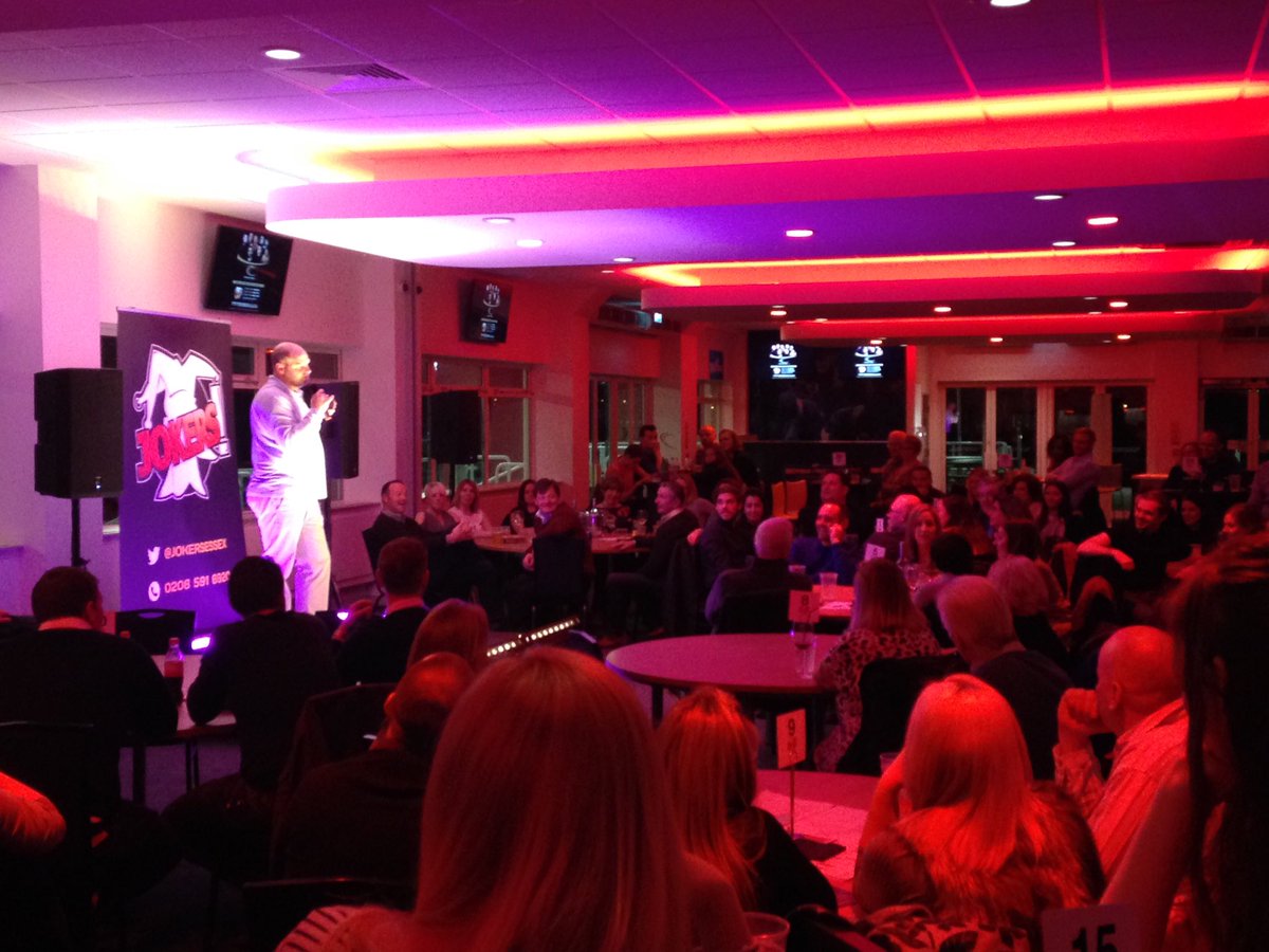 Second act of the night <a href="/GlenLenSherman/">Lenny Sherman</a> 'comedy superstar' <a href="/ChelmsfordCRC/">Chelmsford City Racecourse</a> <a href="/JOKERSESSEX/">JOKERS!</a> #comedyatthecourse #standup