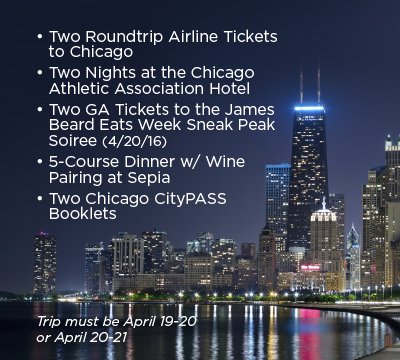 WIN A TRIP TO #CHICAGO! Food and fun await you. Learn more &amp; enter --> bit.ly/WinAChicagoTrip RETWEET