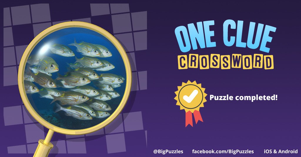 I completed a puzzle in One Clue Crossword. Play now for free!
onecluecrossword.com #OneClueCrossword