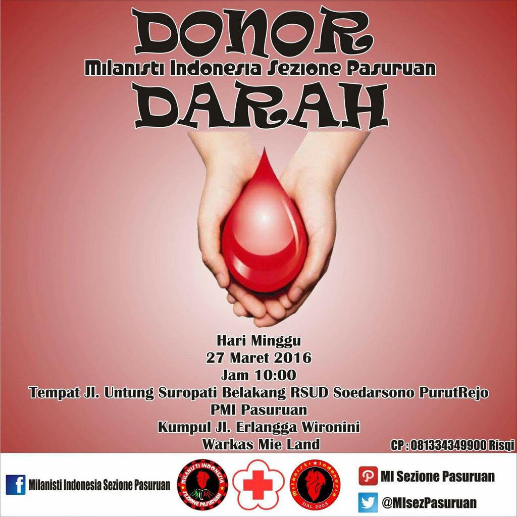 MIsezPasuruan's tweet photo. Donor darah @MIsezPasuruan Minggu 27/03/2016 di PMI Kota Pasuruan Cc @MI_Bangil #misezpasberbagi #Ins13me https://t.co/PgO9t6dxh6