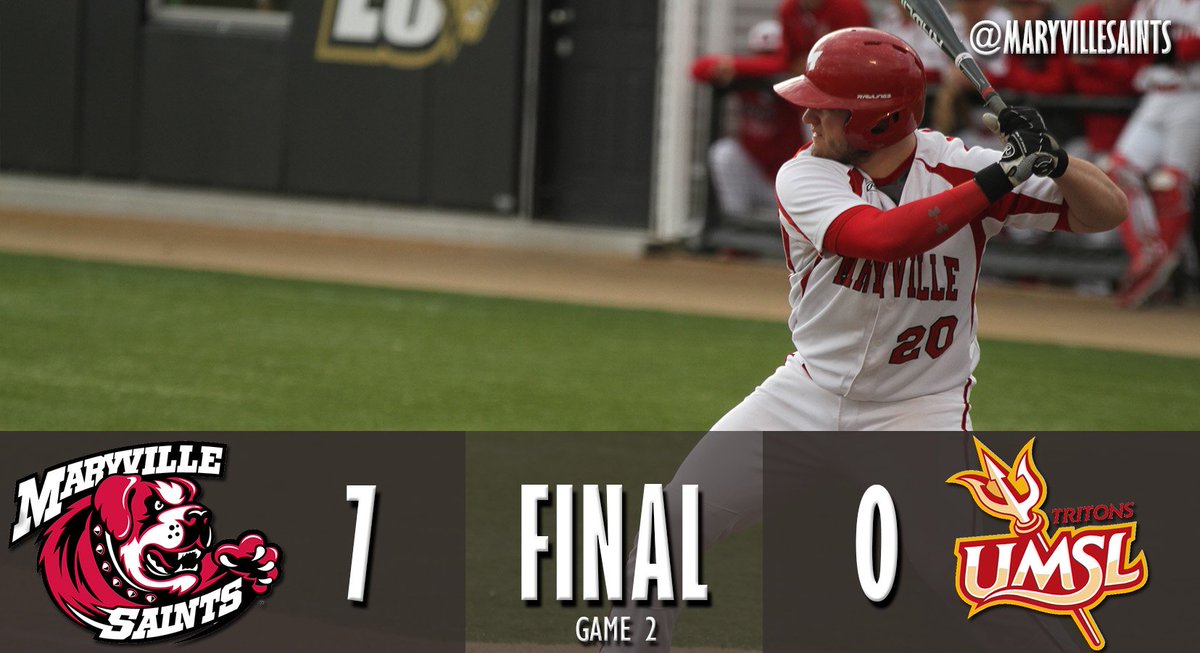 Mitch Carriger's grand slam helps <a href="/BaseballMU/">Maryville University Baseball</a> take game two from <a href="/UMSLAthletics/">UMSL Athletics</a>. #GLVCbase