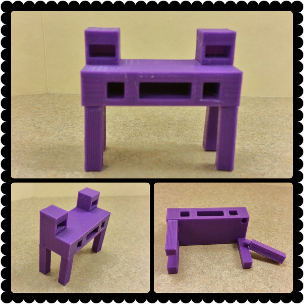 Eastside_PLTW's tweet photo. Favorite student design -FANTASTIC work! 6th student. Made legs that come off too!! #PLTWORG #PLTW_KY #PLTW https://t.co/zGX6s4Cbkc