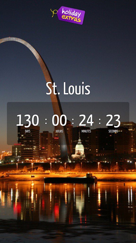 Only 130 days, 0 hours, 24 minutes &amp; 23 seconds until St. Louis  - Get the app hxtrs.co/hx-count 💜💋💅🏻