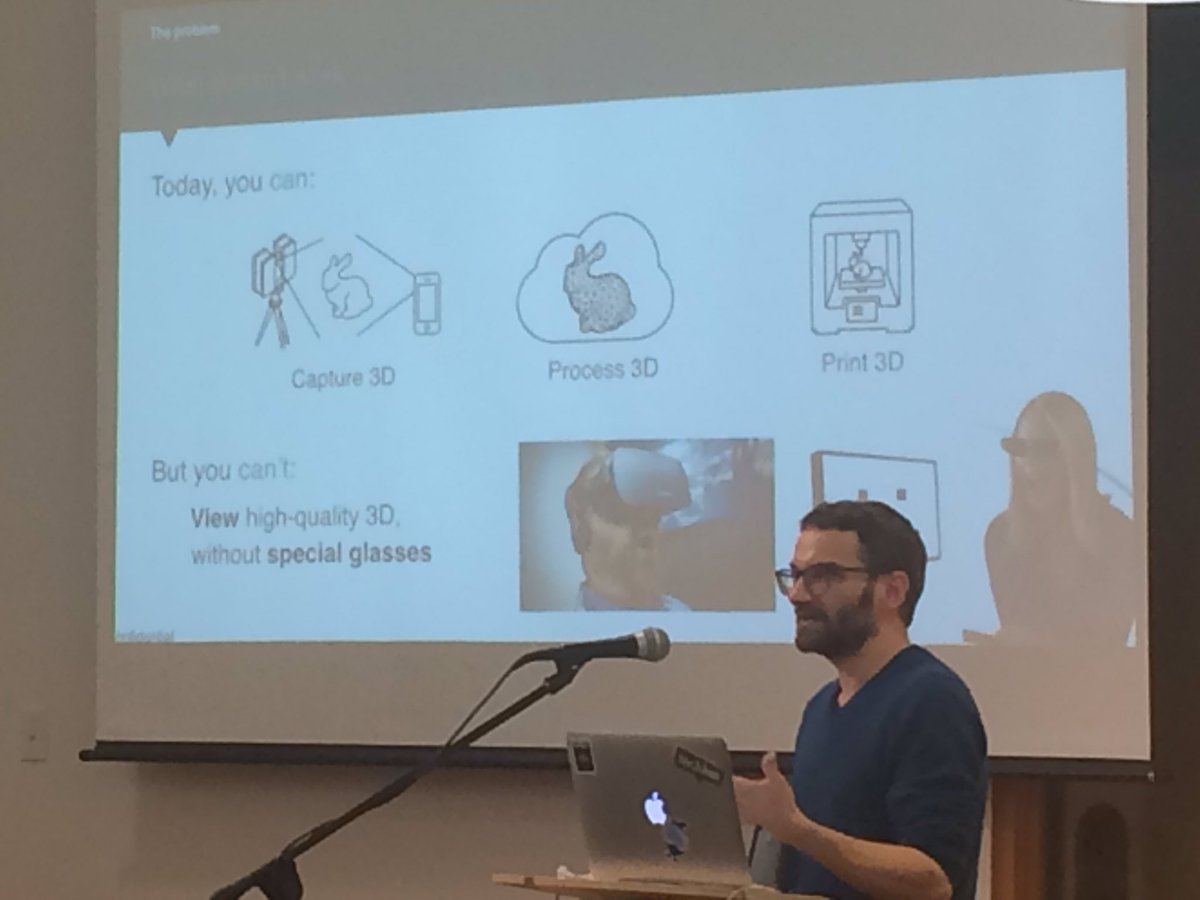 CanopyCity's tweet photo. @MassChallenge winner @lumiidisplay presenting at our 1st #startupsession in #Somerville - Lumii #tech is brilliant! https://t.co/iuL00baLjH