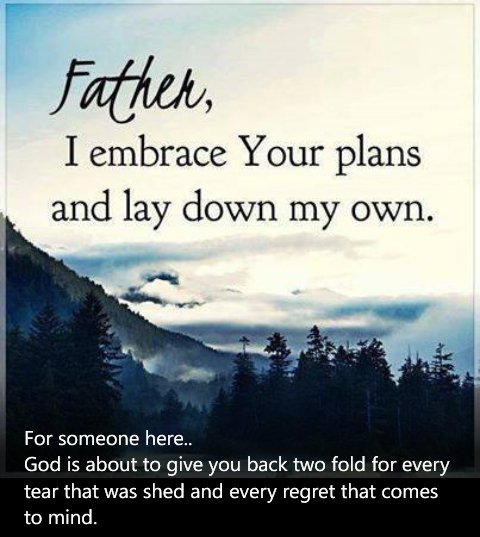 LaunchWithDad's tweet photo. Today I launch out with you #Jesus as a new #creation. Thank you for a #victorious life ahead. #TheodorraResurrects https://t.co/YZjGyEtoGd