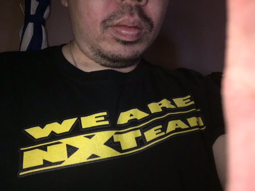 hwview's tweet photo. @MarkBDonica @TrueHobo @sundownmotel repping #abtvnxt @TheGarden #nxtteam https://t.co/TqMRl3tC4K