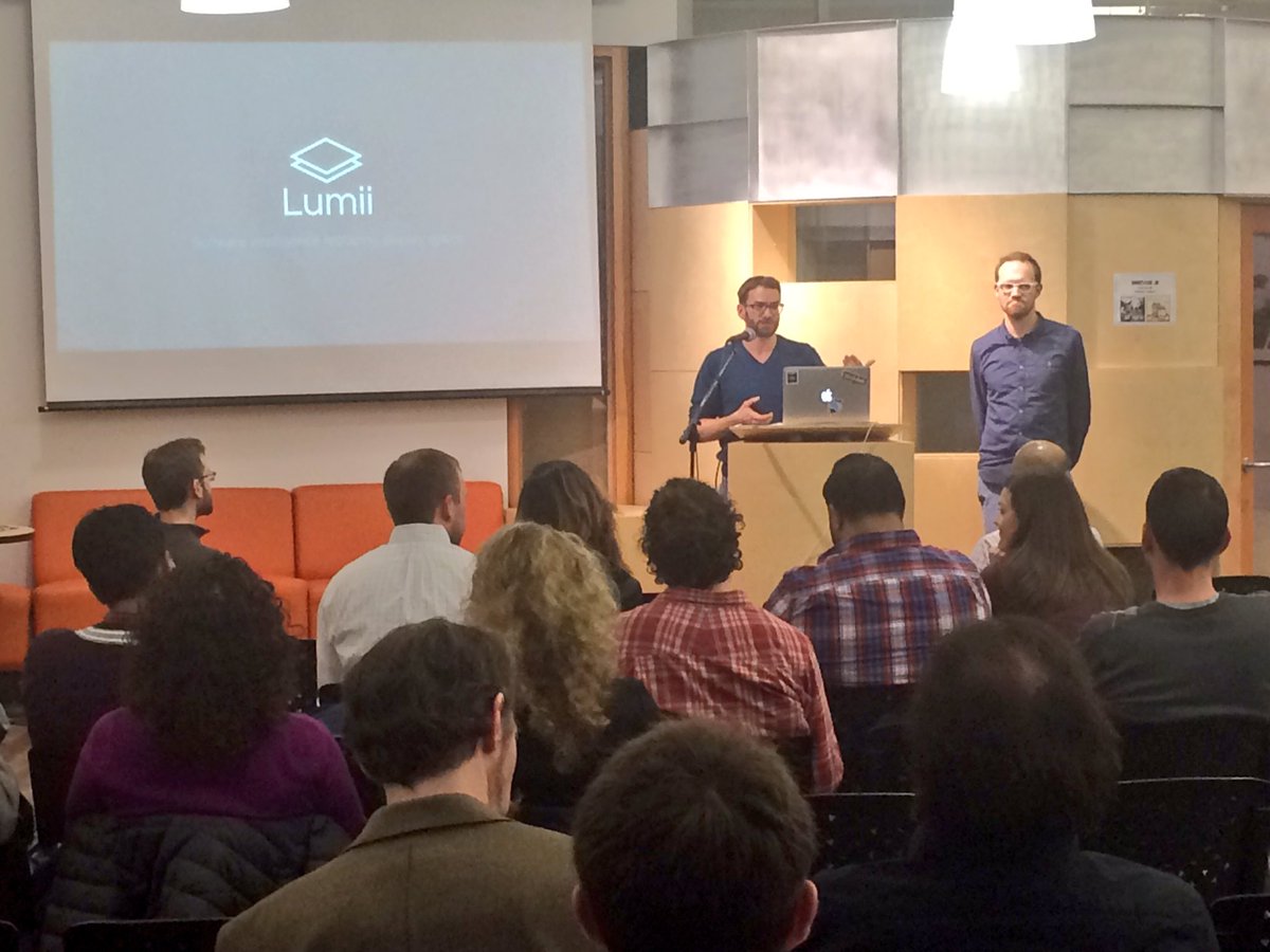 CanopyCity's tweet photo. Q&amp;A session w @lumiidisplay at the Canopy #startupsession Good crowd! #innovation https://t.co/kFk8DI6PTI