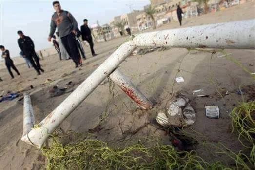 IraqiSports's tweet photo. في #بلدي فقط 
تتحول الافراح الى احزان
فاجعه تفجير مباراه للفرق الشعبيه في #العراق بابل 
الارهاب لادين له https://t.co/miV5z6d2AK