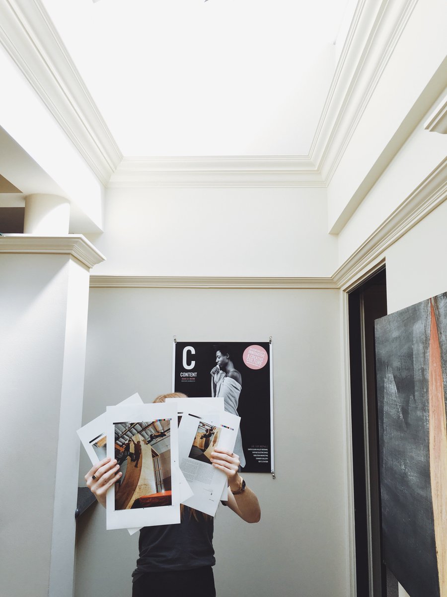 contentmag's tweet photo. Finishing up the layout for Issue 8.1 Sight and Sound. Coming in April. #weloveprint #printsomething https://t.co/Vg6hC6uZjO