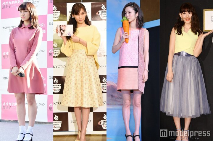 ライフスタイル By モデルプレス Na Twitterze 上戸彩 小嶋陽菜 春のドレスアップスタイルは ピンク イエロー が旬 週間ファッションチェック 3 19 3 25 ファッション トレンド T Co Rvydukmrys T Co C2liaxupvc