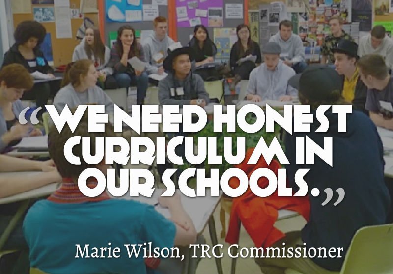kairoscanada's tweet photo. "We cannot continue to invest in our societal ignorance of such a huge part of our history."  Marie Wilson #TRC62 https://t.co/O52iHwr3Ez