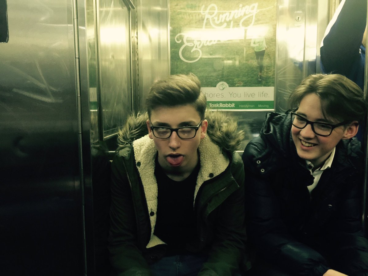 LangleyPerfArts's tweet photo. James and Connor NYC SUBWAY sway #NYC2016LANGLEY https://t.co/U8Bb49a7mI