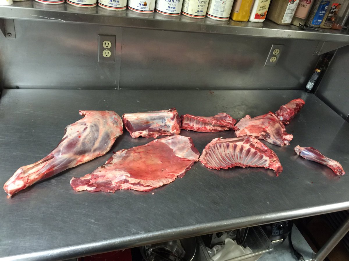 terryselinger's tweet photo. Before and after. Ready for Easter Saturday dinner @BeerBros @BeerMatterz https://t.co/6i2rAKt13W