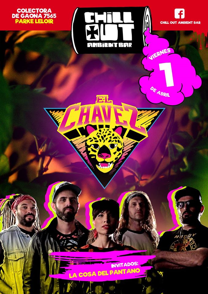 MusicaRockyshow's tweet photo. Viernes 1 d abril llega a @elchillout #ElChavez inv. #LaCosaDelPantano https://t.co/GupljHg2ak
