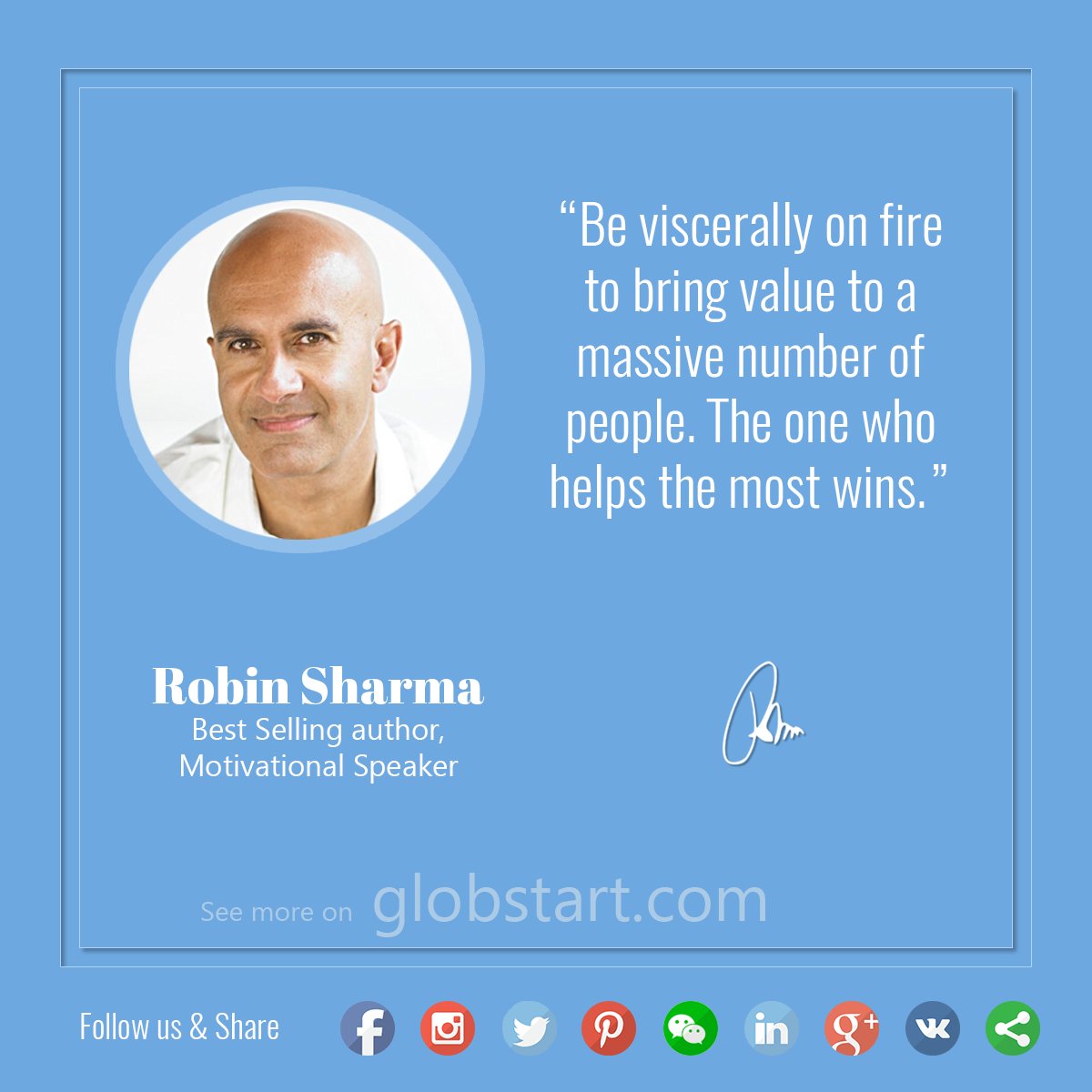 wellnessday_app's tweet image. Success Tip from speaker Robin Sharma.#Success #startup #work #business #ceo #do #hardwork #leader #entrepreneurship