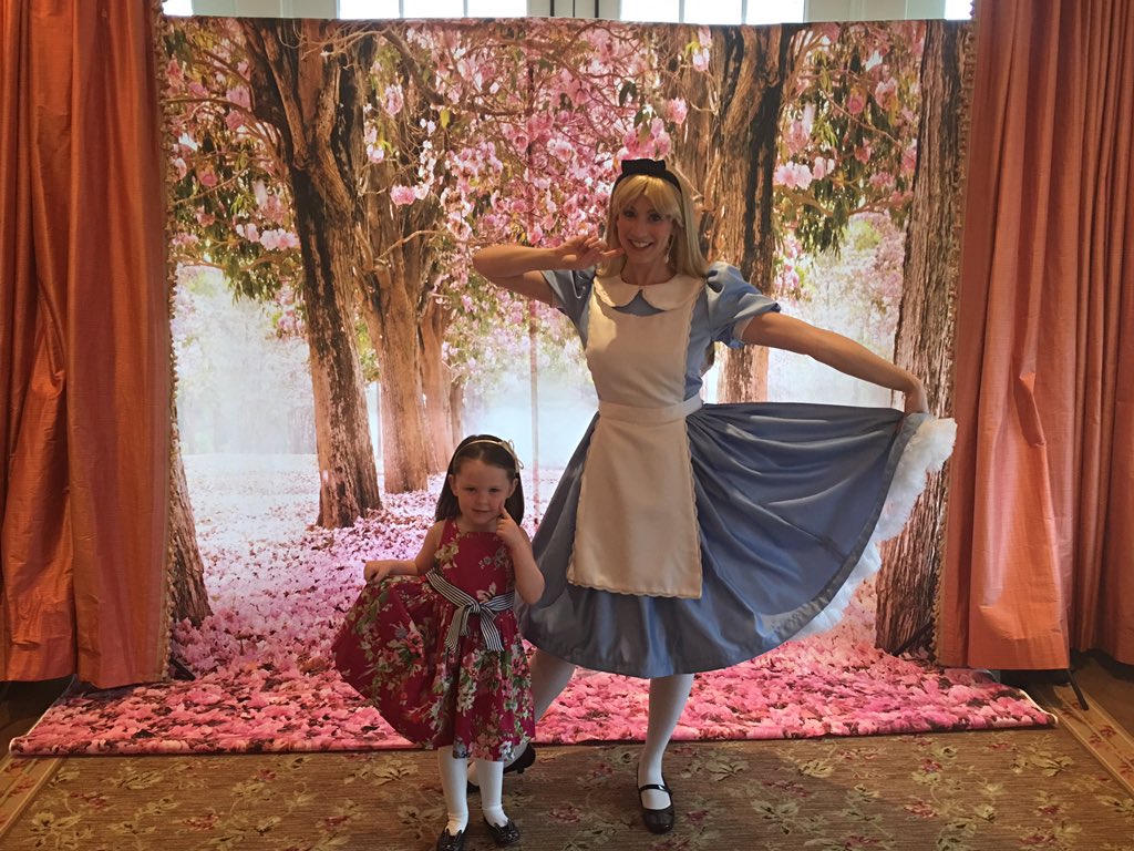 CeceCesario's tweet photo. I met my BFF Alice @OceanHouseRI today for a tea party! #watchhill #wonderland https://t.co/amlgjuDRBL