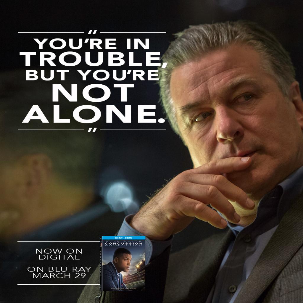 Watch Alec Baldwin as Dr. Julian Bailes, former team doctor and ally to Dr. Omalu. #ConcussionMovie