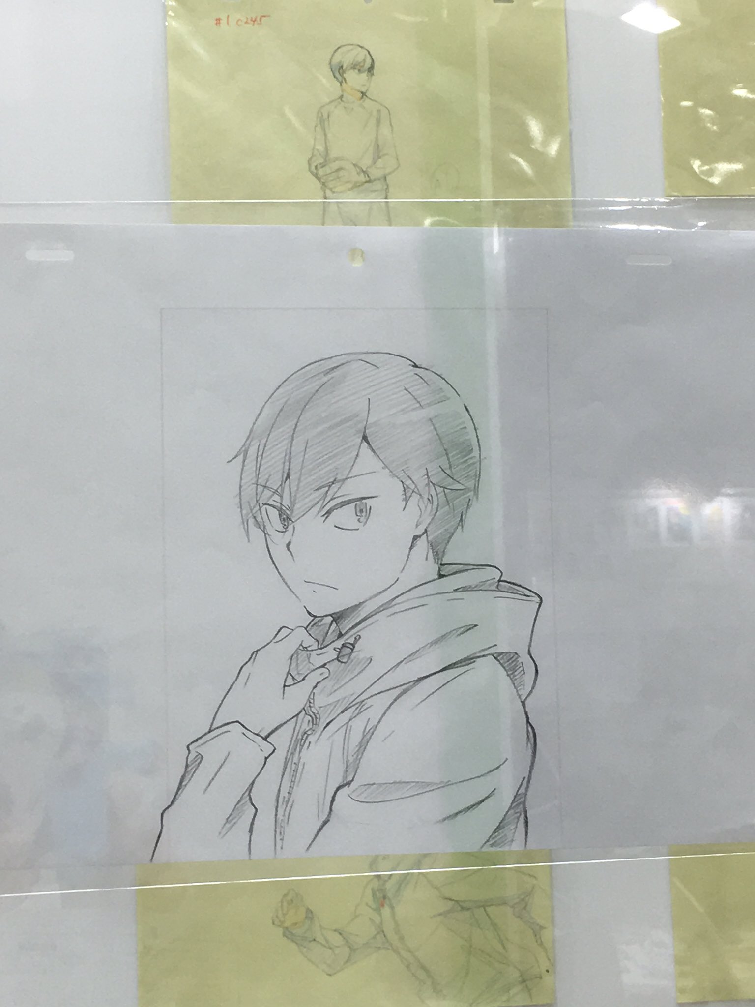 アニメ バッテリー キャラクターデザイン 総作画監督を担当する草間英興さんによる巧と豪の生原画も展示中です Animejapan16 アニプレックスブースno A 1 T Co 5afk1vf9do バッテリーa T Co 4y8u2mz6yb