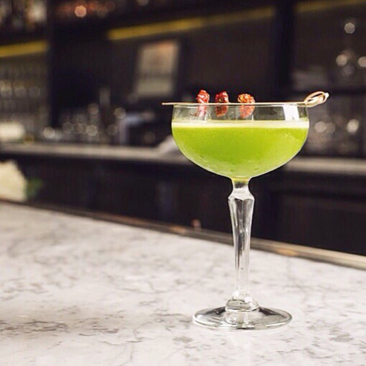 WestThirdStreet's tweet photo. Kick off the #EasterWeekend with a drink on #w3rdst! We suggest this "healthy" green cocktail from @PistolaLA ✌️ https://t.co/dZ6gKcCV2Y