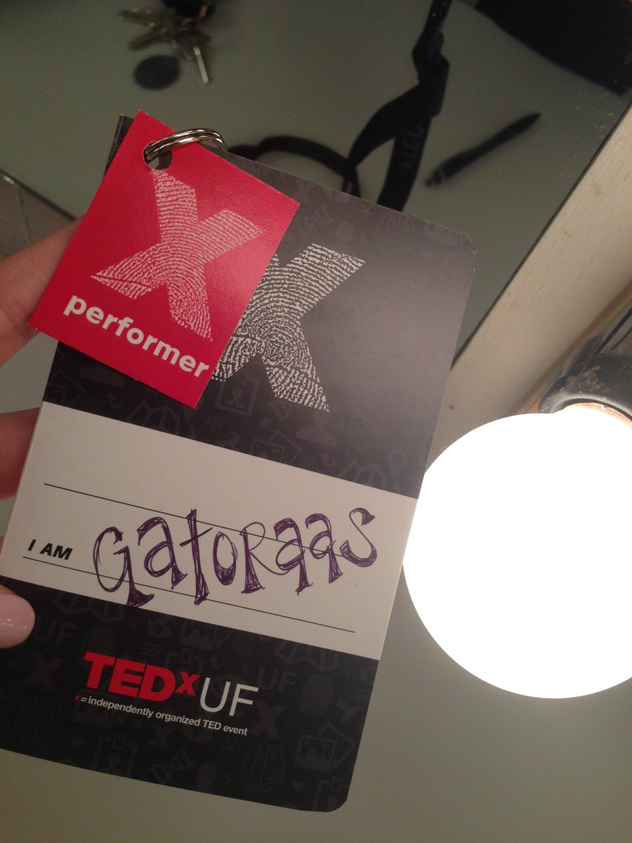 Backstage at TEDxUF!! #endofseason