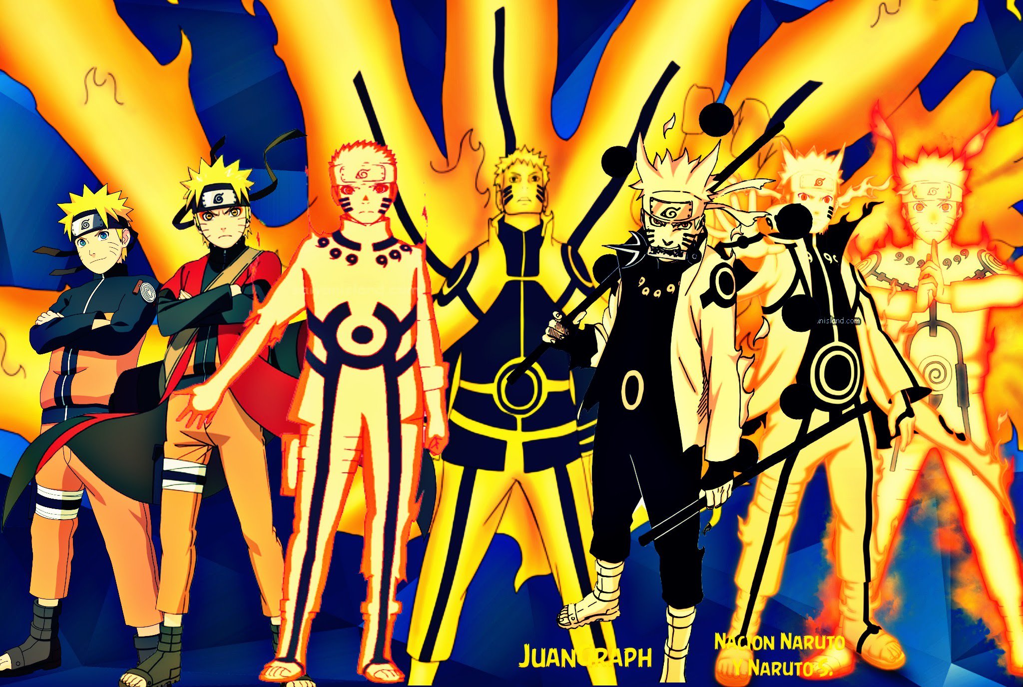 ALL NARUTO'S TRANSFORMATIONS 