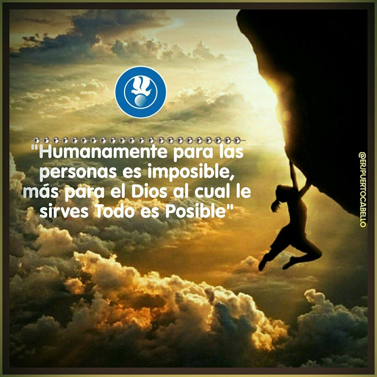 ERJPtoCabello's tweet photo. Que nadie te diga que no puedes, pues Todo lo que podemos en Jesús que nos da la habilidad y fortaleza para hacerlo https://t.co/ovrZtBPTck