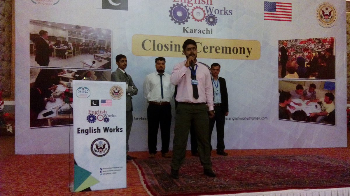 EngWorks_YAIEP's tweet photo. Students taking over the stage with full confidence at #EWKhiClosing https://t.co/HnNvjY1DHU