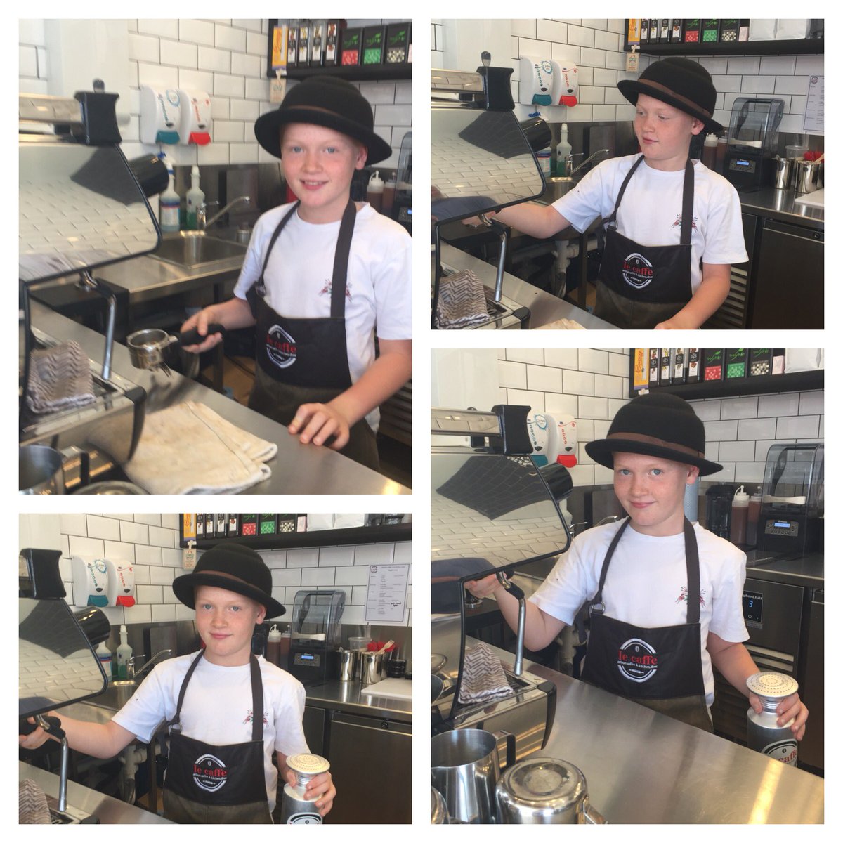 lecakebrisbane's tweet photo. The cutest barista in town https://t.co/X8rusz5JWo