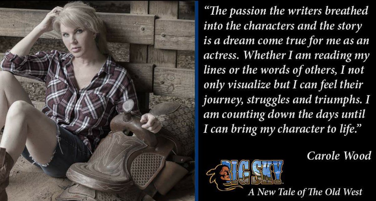 thebigskypost's tweet photo. Meet Carol Wood of Big Sky! #bigskytvshow, #westerntelevisionseries, #westerns, #entertainment, #bigsky https://t.co/H0ogDLsyul