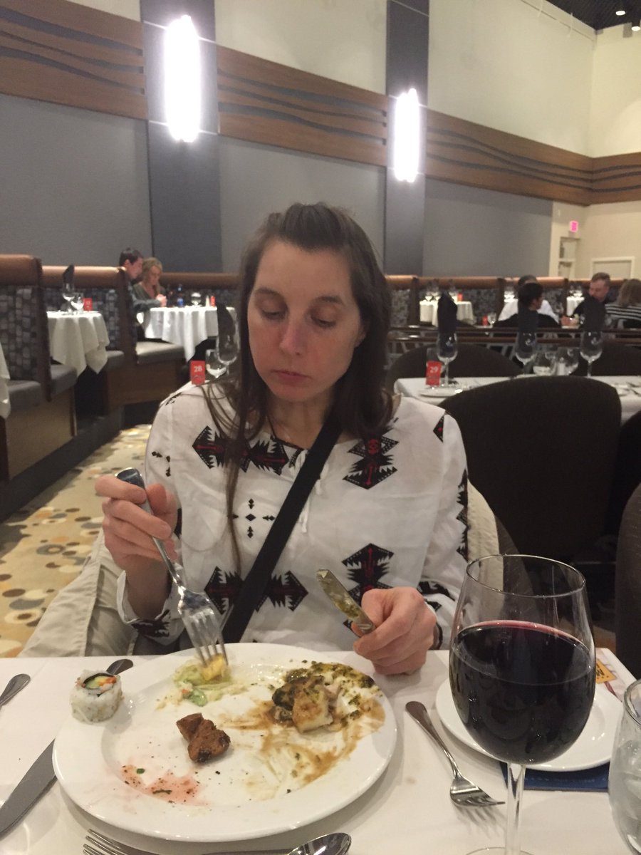 GeoffreyRicher's tweet photo. Enjoying a birthday dinner @MayfieldTheatre with the best wife ever https://t.co/xw0zDy0zlj